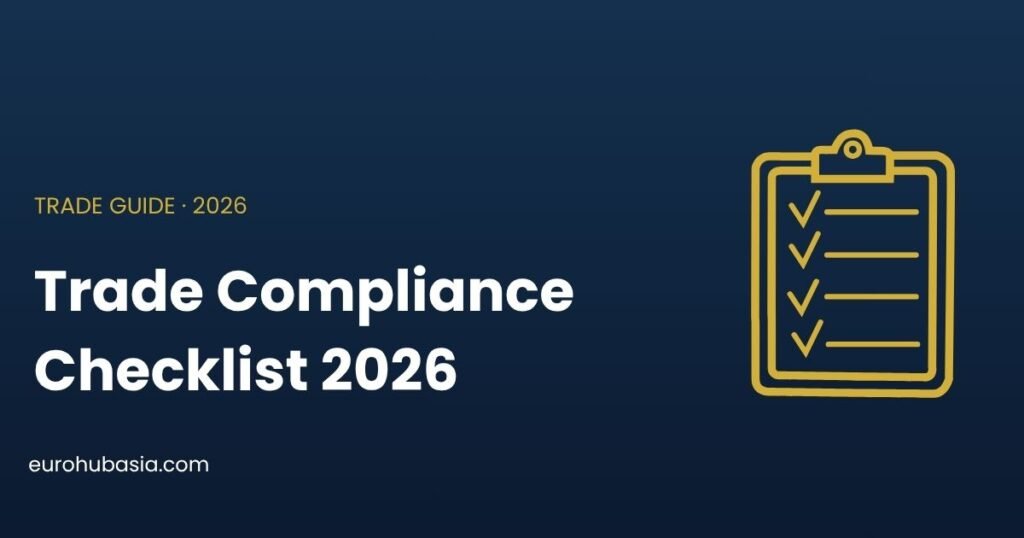 trade compliance checklist 2026